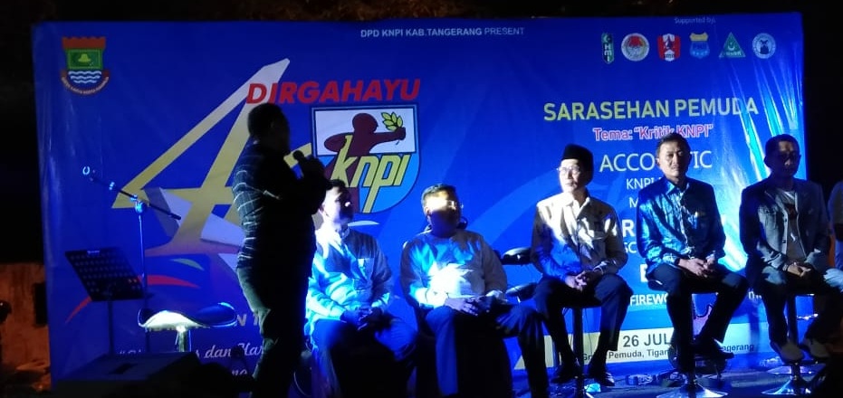Hadiri Milad, Mad Romli Apresiasi Kinerja DPD KNPI Kabupaten Tangerang