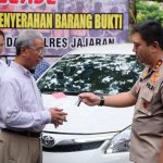 Polda Banten Kembalikan Kendaraan Korban Kejahatan Kepada Pemiliknya