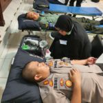 HUT yang Ke-3, Polres Serang Kota Gelar Donor Darah