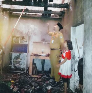 ‘Gas Melon’ Meledak di Perum Mediterania, Rumah Tukang Batagor Diamuk Api