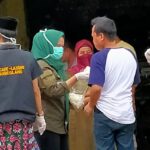 LAZISNU dan LPBI NU Bagi-Bagi Masker di Pandeglang, Dikira Dari Parpol