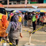 Polisi Cek Penjualan Gula Pasir Murah di Pasar Rau