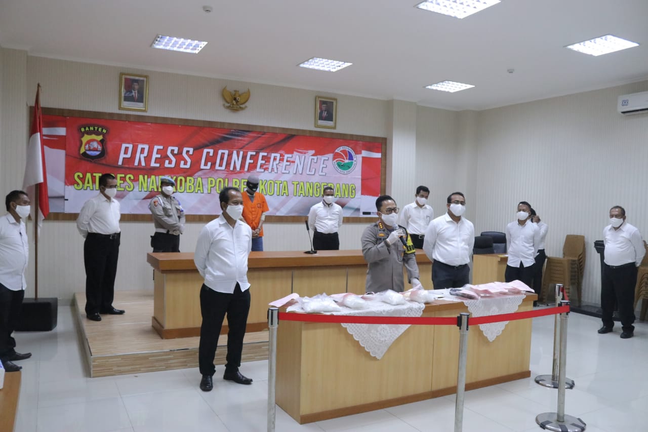 Polisi Amankan 9,4 Kg Sabu dari 22 Tersangka di Tangerang