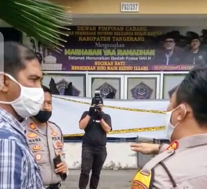 Markas PP dan BPPKB Banten di Tangerang Dijaga Aparat 