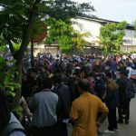 Lapor Penegak PSBB, Ribuan Pencari Kerja Berkerumun di Pabrik Kosmetik Pasar Kemis