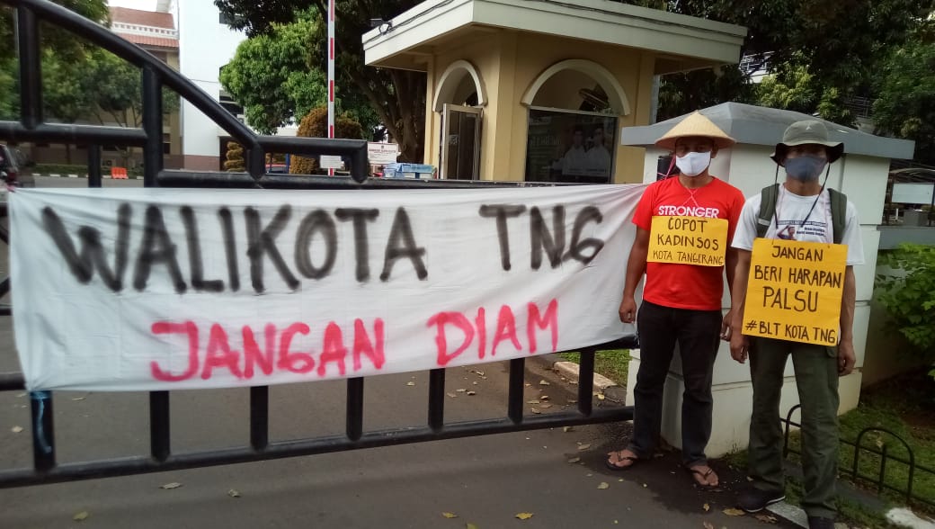 BLT Belum Cair, Pemkot Tangerang Digeruduk Warga