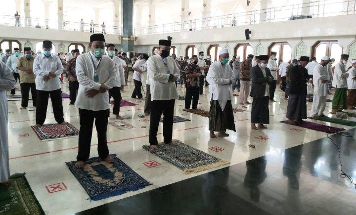 Setelah 10 Pekan Ditutup, Masjid Agung Al-amjad Tangerang Kembali Gelar Shalat Jumat