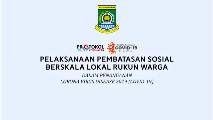 24 Titik Zona Merah di Kota Tangerang Terapkan PSBL-RW