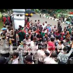 Aksi Mahasiswa Tolak UU Omnibus Law di Pandeglang Ricuh