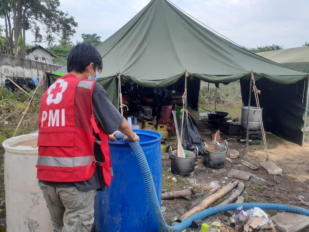 Ini Cerita Relawan PMI Kabupaten Tangerang di Posko Lokasi Pencarian Korban Sriwijaya Air