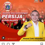 Zaki Beri Ucapan Selamat ke Tim Persija Jakarta 