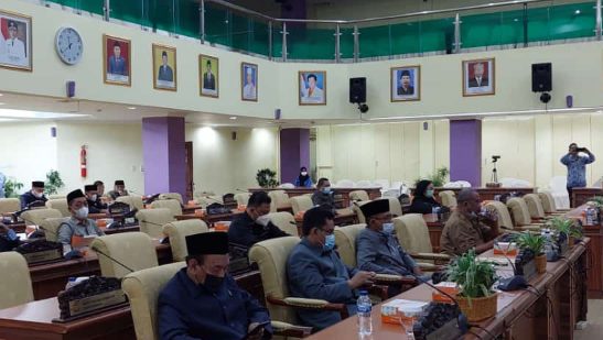 Kursi Kosong Warnai Paripurna Penetapan Raperda Inisiatif DPRD Kabupaten Tangerang
