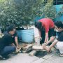 Pengurus SMSI Kabupaten Tangerang Bagikan Daging Kurban ke Juru Parkir di Cikokol
