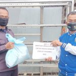 Bagikan Paket Sembako ke Warga Isoman di Tangerang Utara, Aka: Ini Kado HUT KNPI ke-48 untuk Rakyat