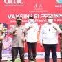 Pak Kapolri Tinjau Gerai Vaksin Massal di Pabrik Sepatu Pasar Kemis Tangerang