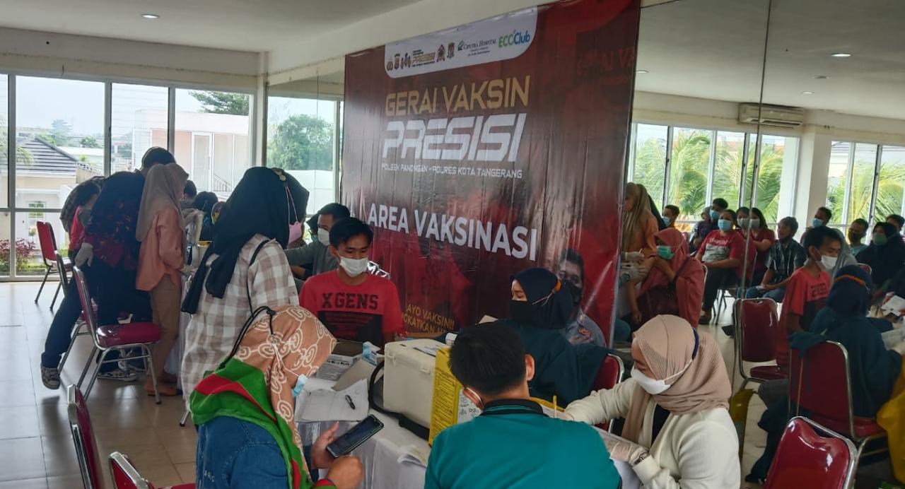 1.500 Warga Antusias Ikuti Vaksinasi Presisi di Panongan, Pramuniaga Bilang Begini