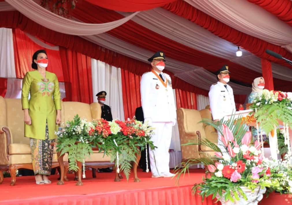 Perayaan Upacara Peringatan Proklamasi Kemerdekaan RI di Kabupaten Tangerang Khidmat