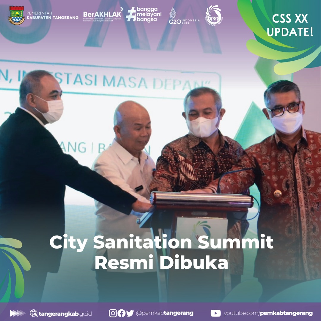 City Sanitation Summit Ke-20 Resmi Dibuka