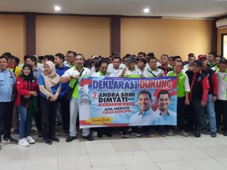 64 PUK Perusahaan se-Kota Tangerang Deklarasi Dukung Andra Soni-Dimyati untuk Banten Lebih Maju