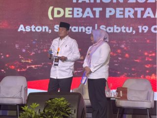 Maesyal Rasyid Tampilkan Visi Digital dan UMKM di Debat Perdana Pilkada Tangerang