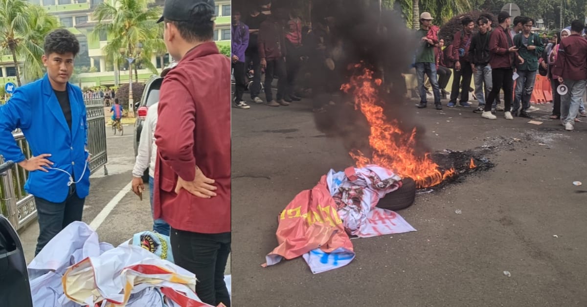 Kontroversi Unjuk Rasa BEM Tangerang: Spanduk HPN 2025 Dibakar, JMSI Menuntut Tanggung Jawab