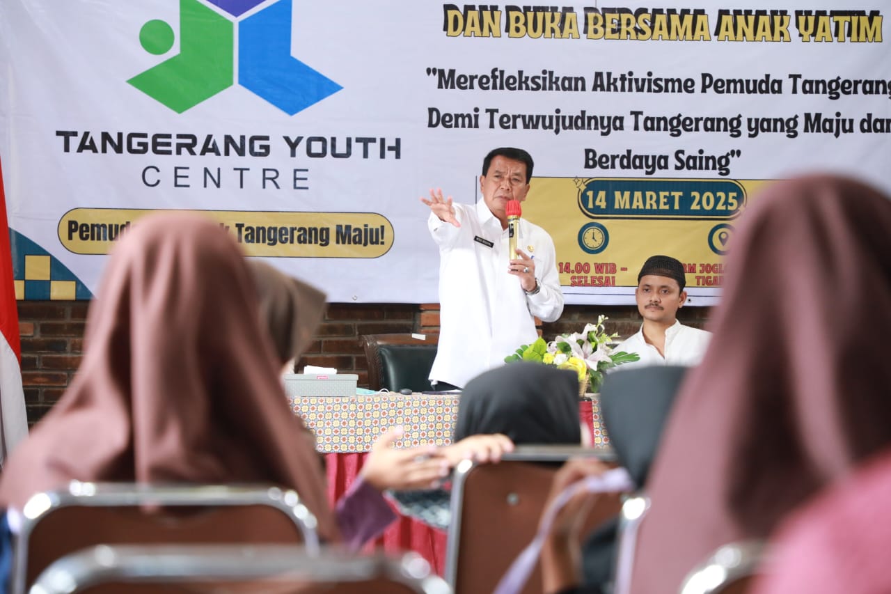 Bupati Tangerang Hadiri Dialog dan Buka Bersama Anak Yatim Tangerang Youth Center