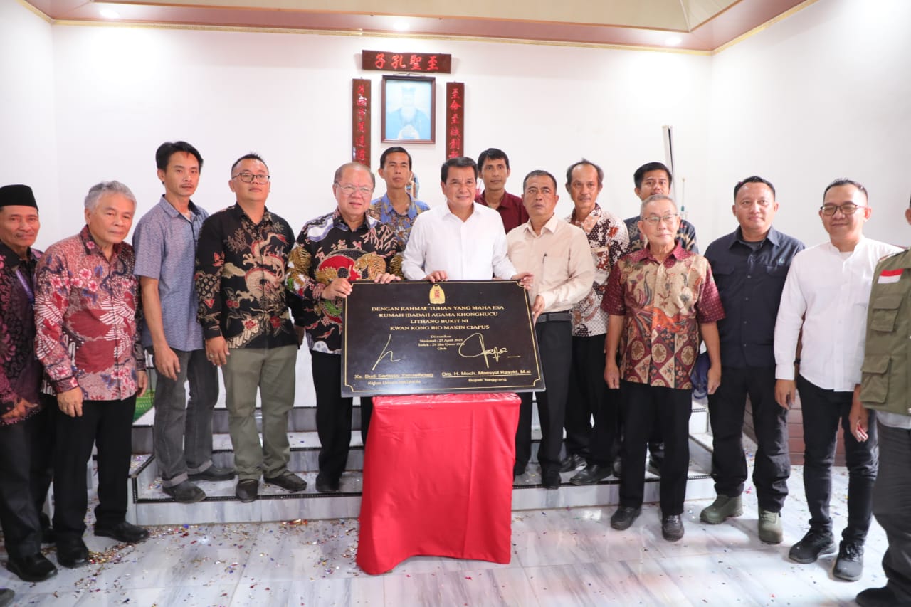 Bupati Tangerang Resmikan Rumah Ibadah Kwan Kong Bio, Simbol Toleransi dan Kebersamaan