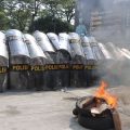 Jelang Mayday, Polresta Tangerang Gelar Simulasi Pengamanan Unjuk Rasa