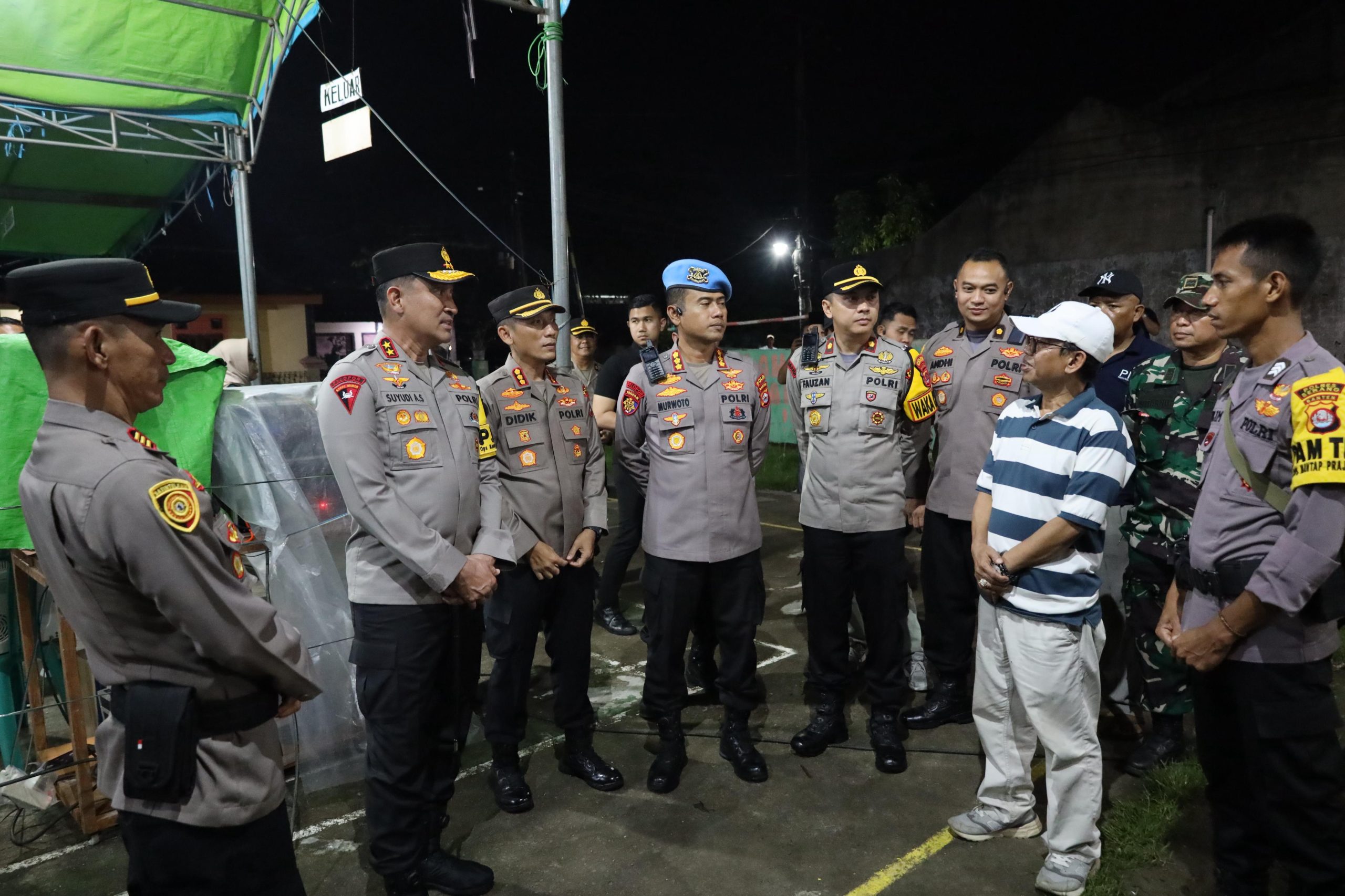 Kapolda Banten Tinjau Kesiapan PSU Serang, Pastikan Keamanan dan Patroli Diperketat