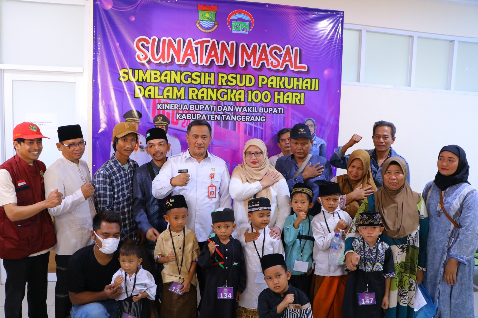 Khitanan Massal Gratis untuk 217 Anak Warnai 100 Hari Kerja Bupati Tangerang