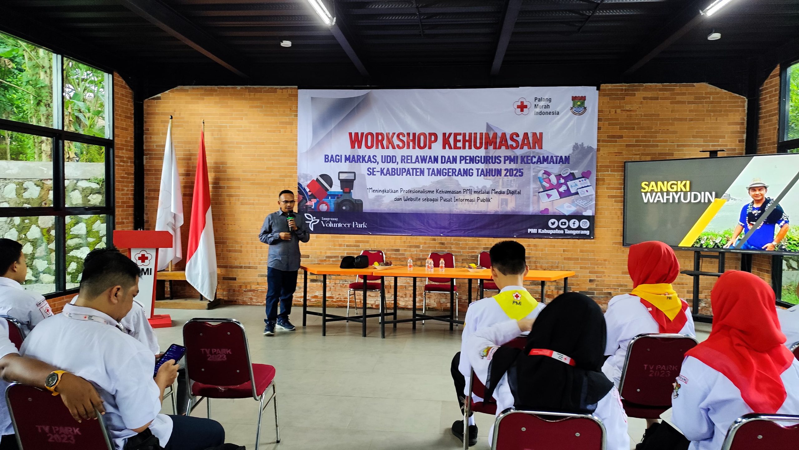Luncurkan Website, PMI Kabupaten Tangerang Bekali Humas dengan Keterampilan Jurnalistik