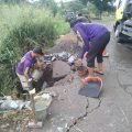 Jalan Ambles di Sukamulya, DBMSDA Kabupaten Tangerang Lakukan Penanganan Darurat dan Siapkan Perbaikan Permanen
