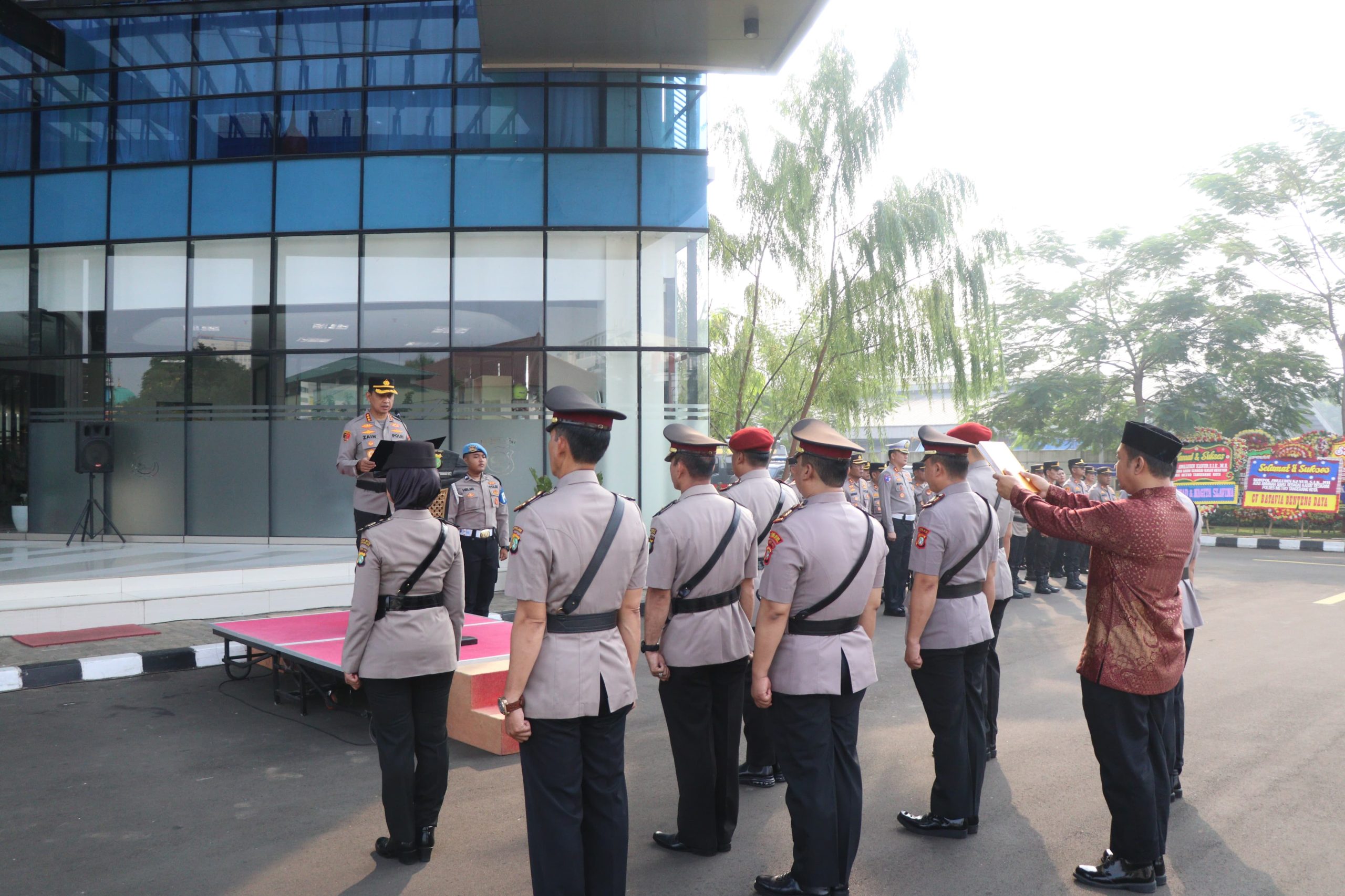 5 Pejabat Polres Metro Tangerang Kota Resmi Berganti, Kapolres Tekankan Loyalitas dan Integritas