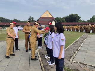 Bupati Lepas Kontingen Jumbara PMR IV Banten