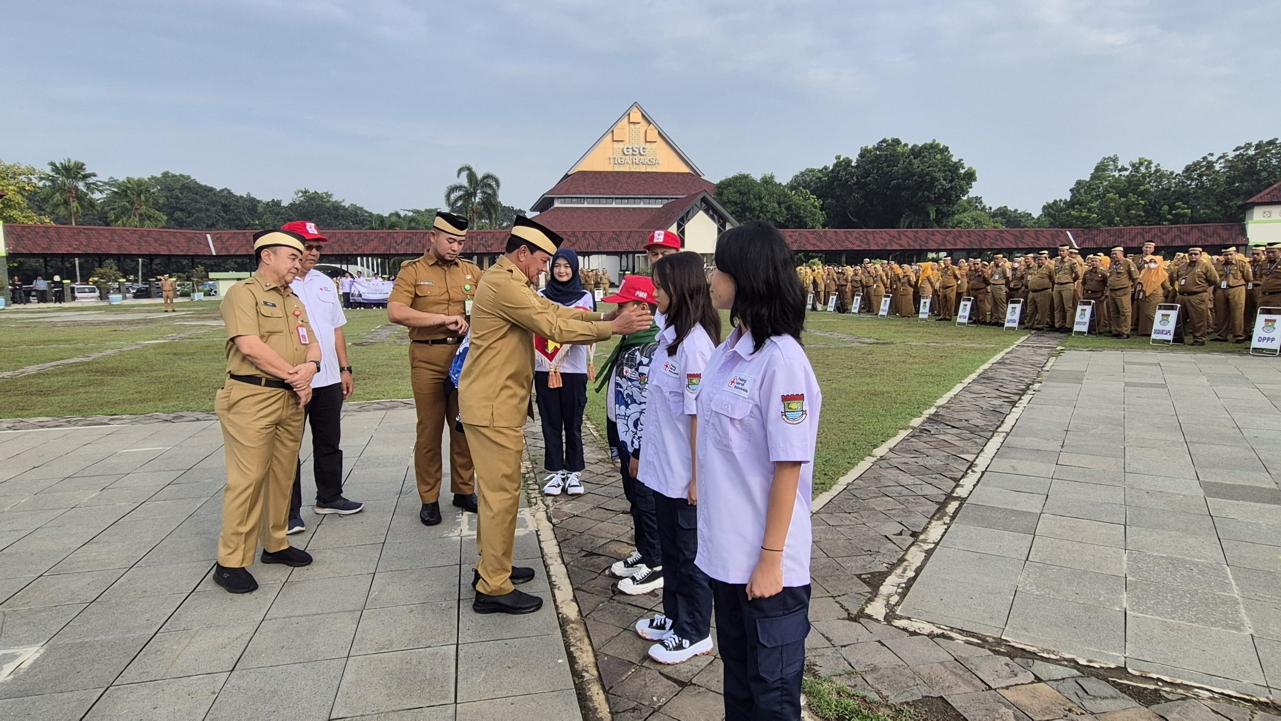 Bupati Lepas Kontingen Jumbara PMR IV Banten