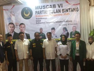 Muscab PBB Kabupaten Tangerang Hasilkan Tiga Calon Ketua, Ini Pesan Bupati dan DPW
