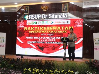 Operasi Katarak Gratis Warnai Hari Bhayangkara ke-79 di Tangerang