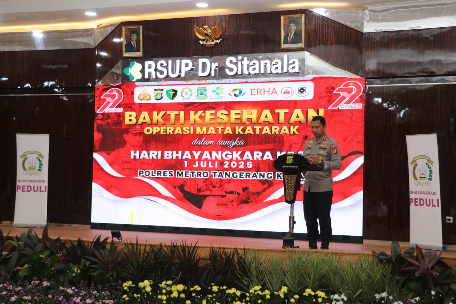 Operasi Katarak Gratis Warnai Hari Bhayangkara ke-79 di Tangerang