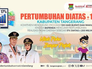 Pajak Naik Rp200 Miliar, Kabupaten Tangerang Torehkan Prestasi Jelang 100 Hari Kerja Bupati dan Wakil Bupati