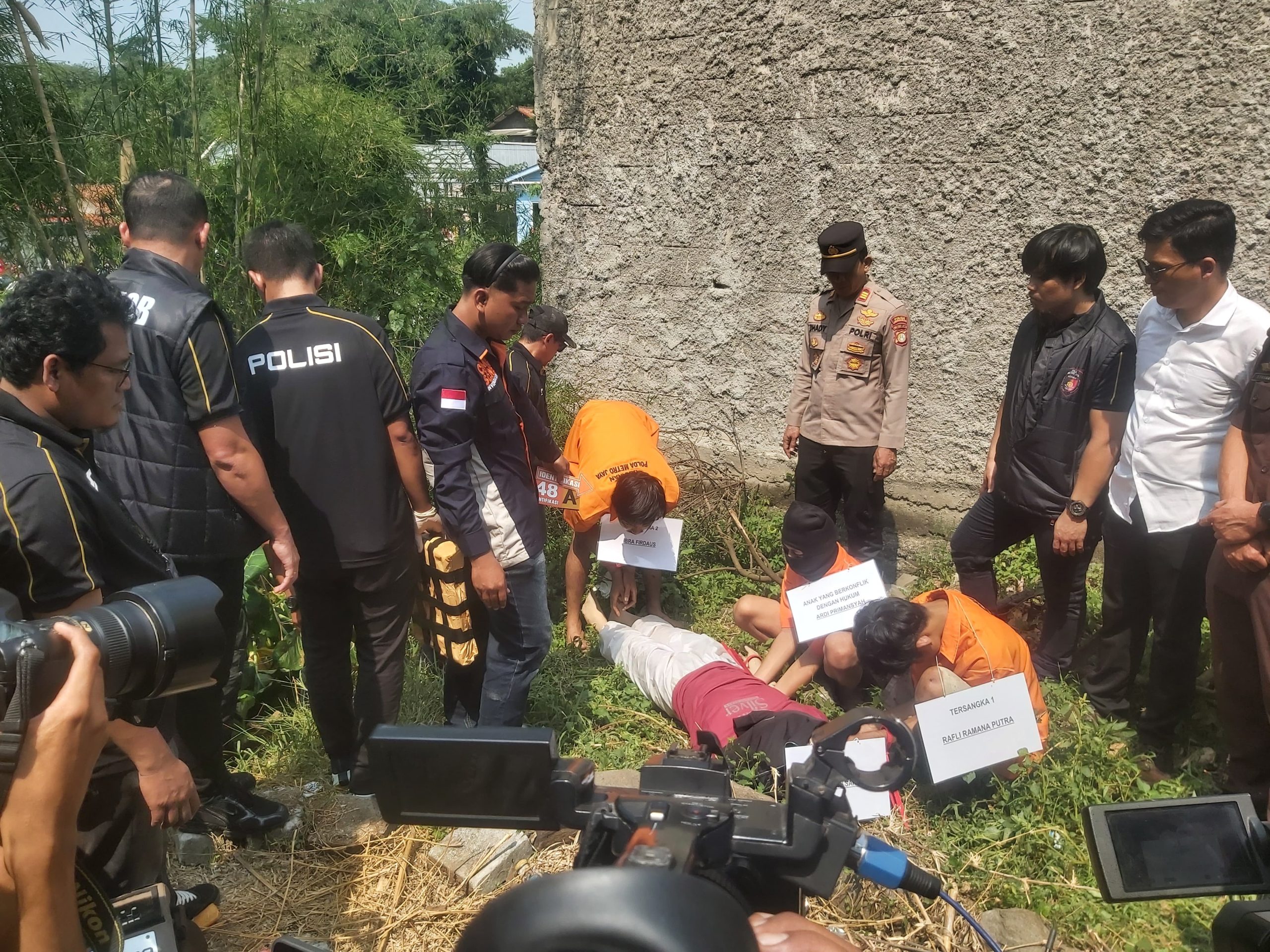 75 Adegan Terungkap di Rekonstruksi Pembunuhan Wanita oleh Mantan Pacar dan Dua Temannya