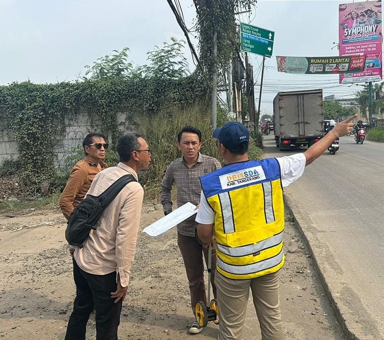 DBMSDA Dampingi Pembangunan Jalan Alternatif Diklat Pemda–Gading Serpong