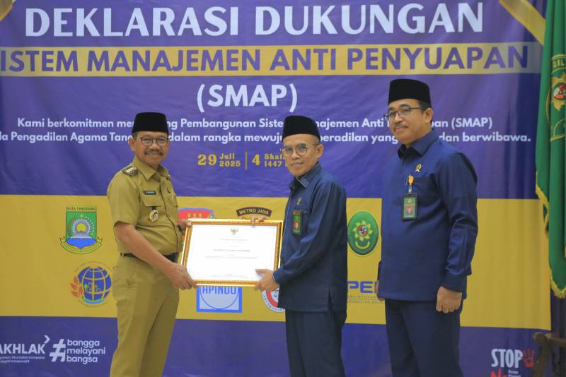 Deklarasi Anti Suap, Wali Kota Sachrudin: Penyuapan Harus Diberantas, Bukan Diseremonikan