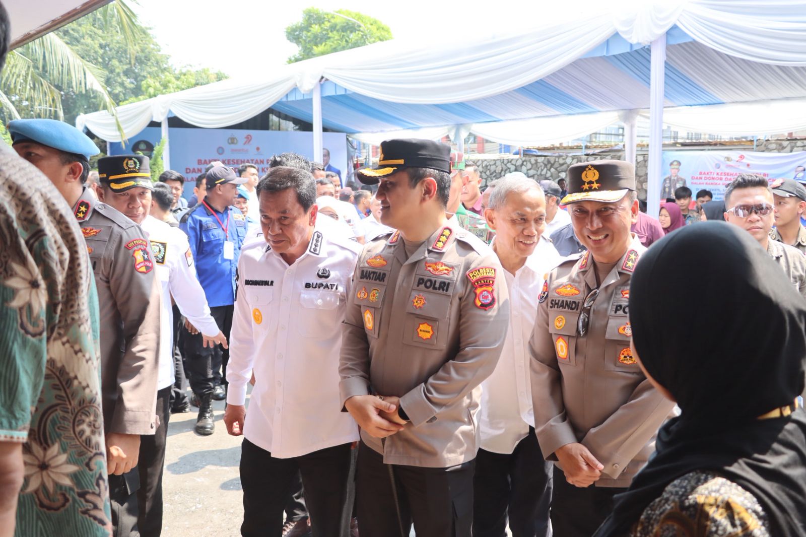 Polresta Tangerang Amankan Kunjungan Kapolri ke PT Adis Balaraja