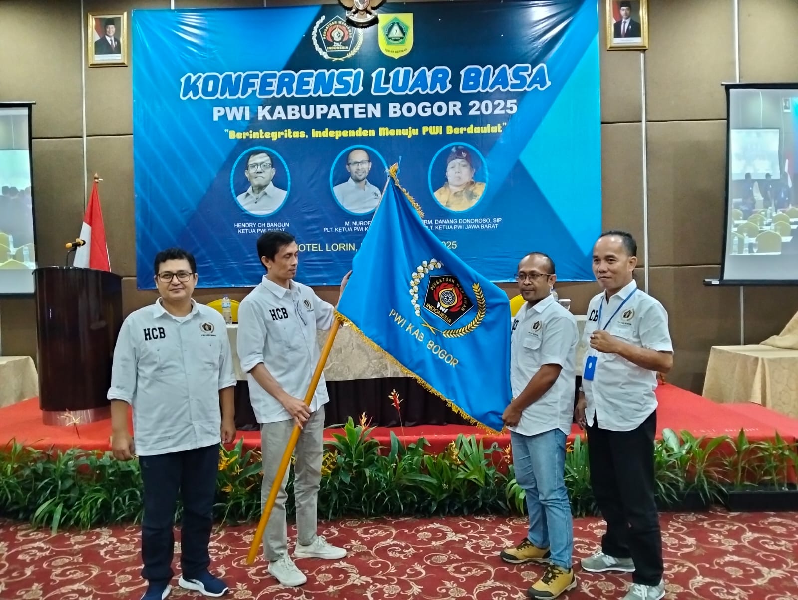 Aklamasi! M. Nurofik Pimpin PWI Kabupaten Bogor 2025–2028