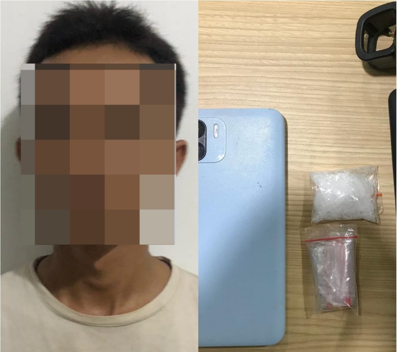 Polres Metro Tangerang Kota Tangkap Pengedar Sabu dengan 8,46 Gram Barang Bukti, Diduga Pengedar Antarwilayah