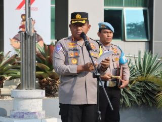 Pimpin Apel Perdana, Kapolresta Tangerang Wajibkan Semua Anggota Lakukan Pengaturan Lalu Lintas