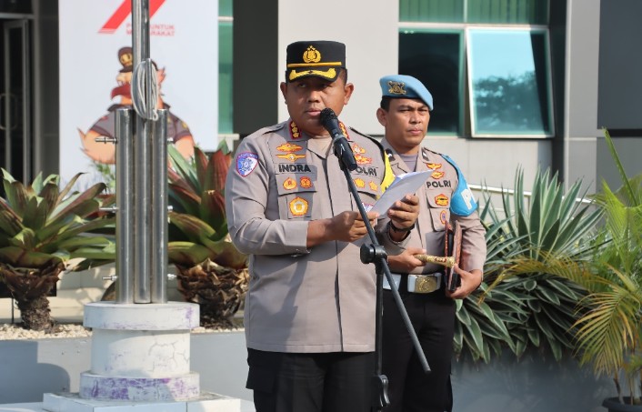 Pimpin Apel Perdana, Kapolresta Tangerang Wajibkan Semua Anggota Lakukan Pengaturan Lalu Lintas