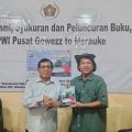 2.700 Km, 68 Kota, 56 Hari: Pegowes Taufik Abriansyah Serahkan Buku Perjalanan ke PWI Pusat