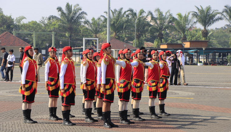 507 Pelajar Berderap di Lomba Baris Berbaris HUT ke-80 RI di Tigaraksa