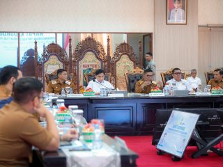 Andra Soni Pimpin Rakor Infrastruktur, Bupati/Wali Kota Paparkan Usulan Prioritas